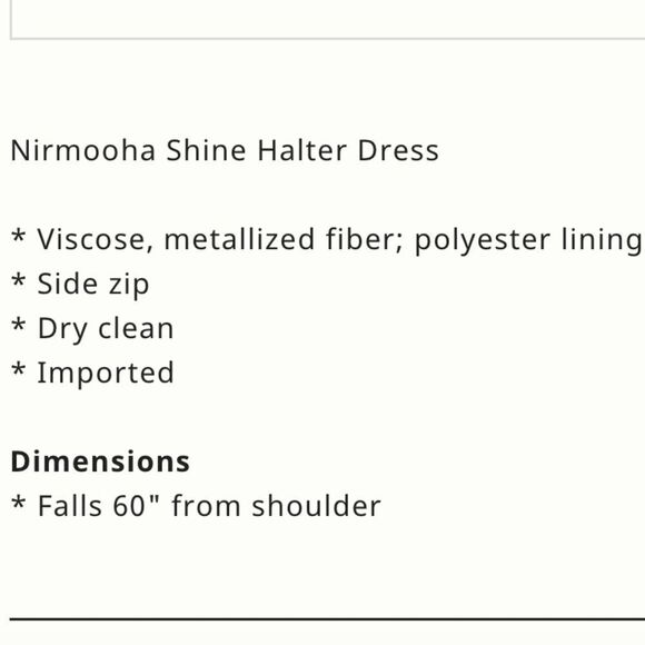 Anthropologie Nirmooha Shine Halter
Dress / Size XS - Picture 8 of 9